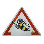 Warnschild Bienen Dreieck